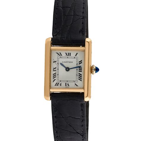 used womens cartier watch|vintage cartier tank watch women's.